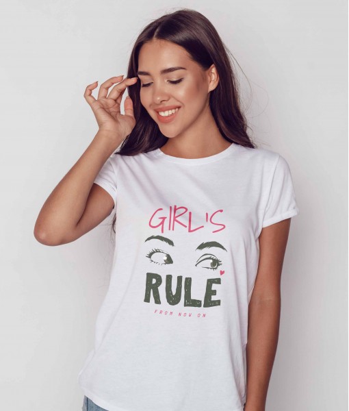 Дамска тениска с щампа Арт Girls Rule